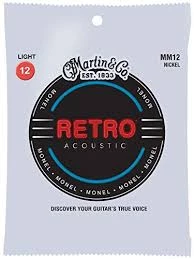 Martin MM12 Retro Light Acoustic Guitar Strings .012-.054 Accessories