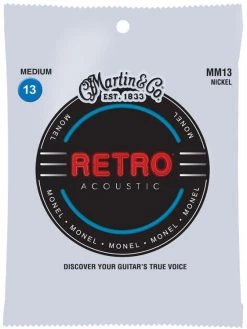 Accessories Martin MM13 Retro Medium Acoustic Guitar Strings .013-.056