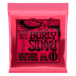 Ernie Ball Burly Slinky Nickel Wound Electric Guitar Strings 11-52 2226