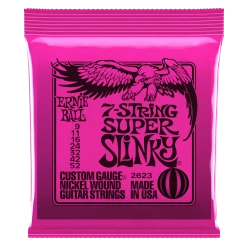 Ernie Ball Super Slinky 7-String 2623 Accessories