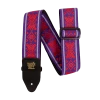 ERNIE BALL ROYAL FLUSH RED JACQUARD STRAP