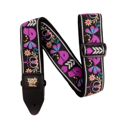 ERNIE BALL PURPLE BIRD LUPIN JACQUARD STRAP
