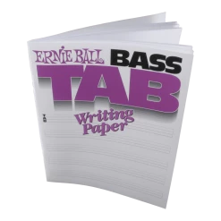 Ernie Ball Bass Tab Writing Paper