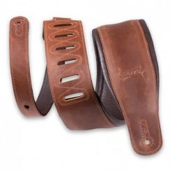 Accessories Levy's Wide Leather Strap Brown