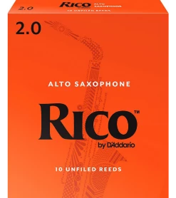 Accessories Rico Alto Saxophone Reeds 10-Pack - 2.0