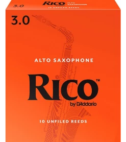 Rico Alto Saxophone Reeds 10-Pack - 3.0