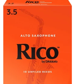 Accessories Rico Alto Saxophone Reeds 10-Pack - 3.5