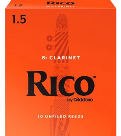 Rico Bb Clarinet Reeds 10-Pack - 1.5 Accessories