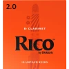 Rico Bb Clarinet Reeds 10-Pack - 2.0 Accessories