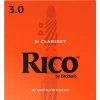 Accessories Rico Bb Clarinet Reeds 10-Pack - 3.0