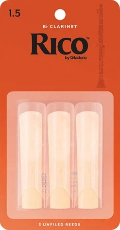 Rico Bb Clarinet Reeds 3-Pack - 1.5
