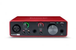 Focusrite Scarlett Solo 3rd Gen Audio Interface W/ Software