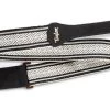 Taylor Academy Strap Wht/Blk Jacquard Cotton 2"