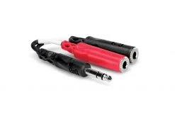Other Hosa YPP-117 Stereo Breakout 1/4" TRS To Dual 1/4" TSF
