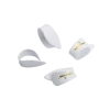 Accessories National White Celluloid Medium 4 Pack