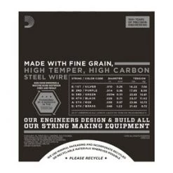 Accessories D'Addario ECG23 Chromes Flat Wound 10-48 6 Accessories D'Addario ECG23 Chromes Flat Wound 10-48