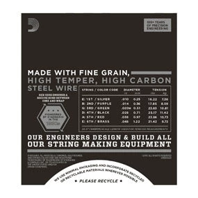 Accessories D'Addario ECG23 Chromes Flat Wound 10-48 3 Accessories D'Addario ECG23 Chromes Flat Wound 10-48