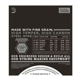 Accessories D'Addario ECG25 Chromes Light Flat Wound Guitar Strings 12-52 3 Accessories D'Addario ECG25 Chromes Light Flat Wound Guitar Strings 12-52