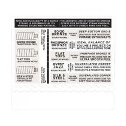 D'Addario EJ15 Phosphor Bronze Extra Light Acoustic Guitar Strings 10-47 Accessories