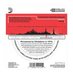 D'Addario EJ17 Phosphor Bronze Medium Acoustic Guitar Strings 13-56 Accessories