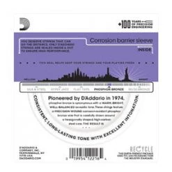 D'Addario EJ26 Phosphor Bronze Custom Light Acoustic Guitar Strings 11-52 Accessories