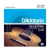 D'Addario EJ40 Silk & Steel Folk Acoustic Guitar Strings 11-47 Accessories