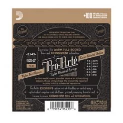 Accessories D'Addario EJ43 Pro-Arté Light Tension Nylon Guitar Strings