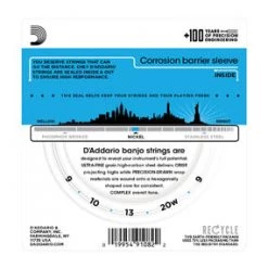 D'Addario EJ60 Nickel Light 5-String Banjo Strings 9-20