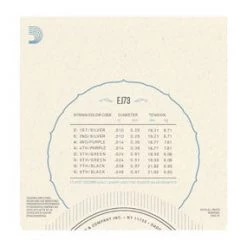 Accessories D'Addario EJ73 Phosphor Bronze Light Mandolin Strings 10-38