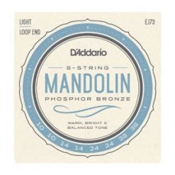 Accessories D'Addario EJ73 Phosphor Bronze Light Mandolin Strings 10-38