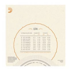 D'Addario EJ74 Phosphor Bronze Medium Mandolin Strings 11-40