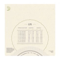 D'Addario EJ75 Phosphor Bronze Medium/Heavy Mandolin Strings 11.5-41 Accessories