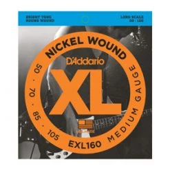 Accessories D'Addario EXL160 Nickel Wound Medium Long Scale Bass Strings 50-105