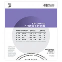 Accessories D'Addario Taylor GS Mini Scale Acoustic Bass Strings EXPPBB190GS 37-90