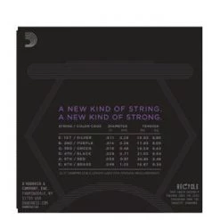 D'Addario NYXL1149 Nickel Wound Medium Electric Guitar Strings 11-49 Accessories