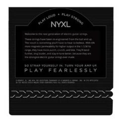 D'Addario NYXL1149 Nickel Wound Medium Electric Guitar Strings 11-49 Accessories