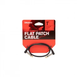 D'Addario Custom Series Flat Patch Cable - 1 Ft.