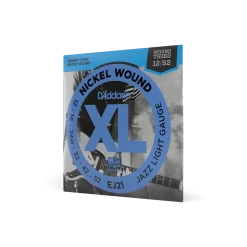 Accessories D'Addario EJ21 Jazz Light Electric Guitar Strings .012-.052 6 Accessories D'Addario EJ21 Jazz Light Electric Guitar Strings .012-.052