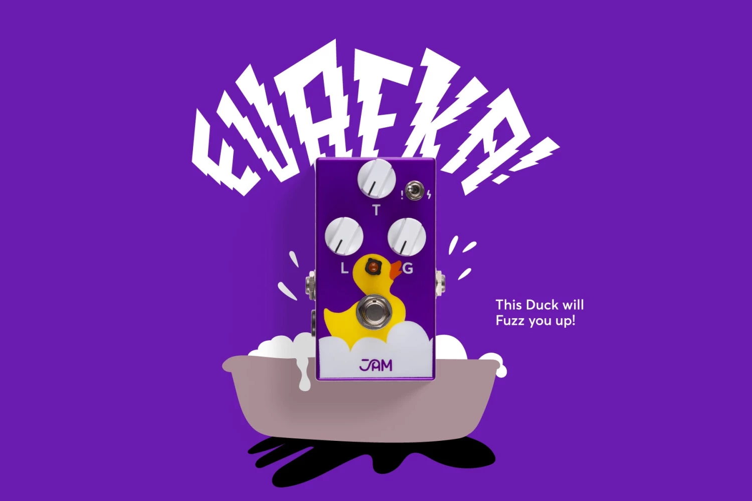 Jam Pedals Eureka! Fuzz Pedal Accessories 1 Jam Pedals Eureka! Fuzz Pedal Accessories