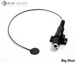 K&K Big Shot Single-Head Piezo Pickup W/ External Jack For Bigger Instruments