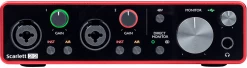 Recording Gear Focusrite Scarlett 2i2 3rd Gen Audio Interface W/ Software