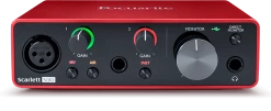 Focusrite Scarlett Solo 3rd Gen Audio Interface W/ Software