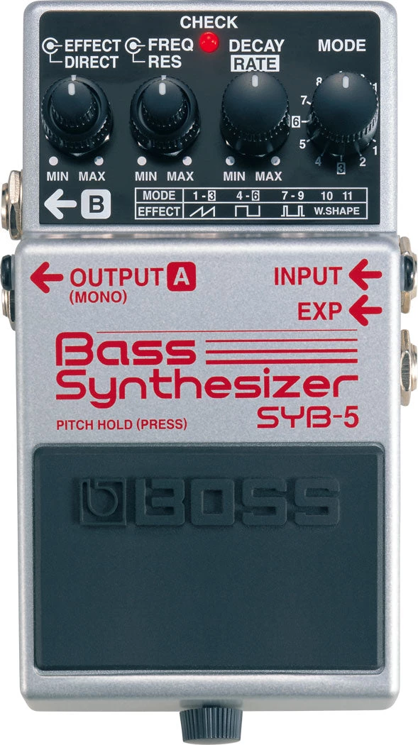 Boss SYB-5 Bass Synthesizer 1 Boss SYB-5 Bass Synthesizer